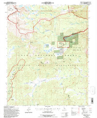 preview thumbnail of historical topo map of Tulare County, CA in 1994