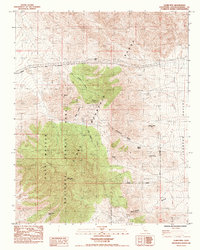Download a high-resolution, GPS-compatible USGS topo map for Clark Mtn, CA (1985 edition)