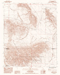 Download a high-resolution, GPS-compatible USGS topo map for Clarks Pass, CA (1985 edition)