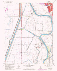 Download a high-resolution, GPS-compatible USGS topo map for Clarksburg, CA (1980 edition)
