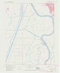 Download a high-resolution, GPS-compatible USGS topo map for Clarksburg, CA (1980 edition)