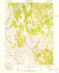 preview thumbnail of historical topo map of El Dorado County, CA in 1953