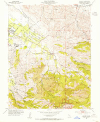 Download a high-resolution, GPS-compatible USGS topo map for Clayton, CA (1955 edition)