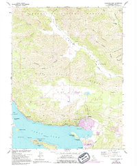 Download a high-resolution, GPS-compatible USGS topo map for Clearlake Oaks, CA (1994 edition)