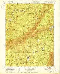 Download a high-resolution, GPS-compatible USGS topo map for Clipper Mills, CA (1950 edition)