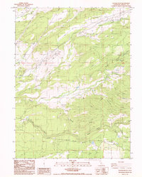 Download a high-resolution, GPS-compatible USGS topo map for Clough Gulch, CA (1986 edition)