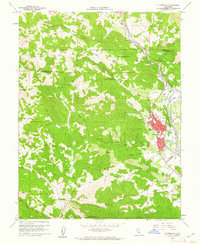 Download a high-resolution, GPS-compatible USGS topo map for Cloverdale, CA (1962 edition)