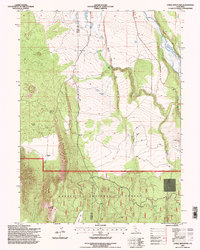 Download a high-resolution, GPS-compatible USGS topo map for Coble Mountain, CA (1997 edition)