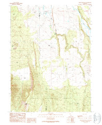 Download a high-resolution, GPS-compatible USGS topo map for Coble Mountain, CA (1990 edition)