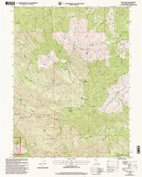 Download a high-resolution, GPS-compatible USGS topo map for Cold Fork, CA (2003 edition)