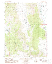 Download a high-resolution, GPS-compatible USGS topo map for Coleville, CA (1989 edition)