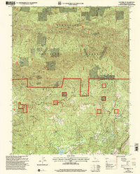 Download a high-resolution, GPS-compatible USGS topo map for Columbia SE, CA (2004 edition)