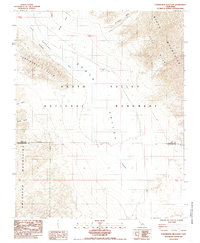 preview thumbnail of historical topo map of Inyo County, CA in 1984