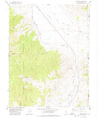 preview thumbnail of historical topo map of Lassen County, CA in 1977