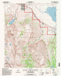 Download a high-resolution, GPS-compatible USGS topo map for Convict Lake, CA (1997 edition)