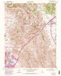 Download a high-resolution, GPS-compatible USGS topo map for Cordelia, CA (1983 edition)