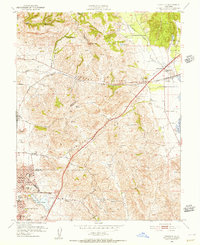 Download a high-resolution, GPS-compatible USGS topo map for Cordelia, CA (1956 edition)
