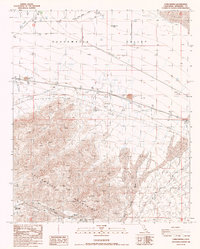 Download a high-resolution, GPS-compatible USGS topo map for Corn Spring, CA (1986 edition)
