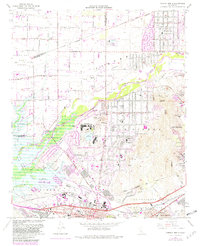 Download a high-resolution, GPS-compatible USGS topo map for Corona North, CA (1982 edition)