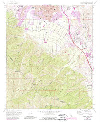 Download a high-resolution, GPS-compatible USGS topo map for Corona South, CA (1988 edition)