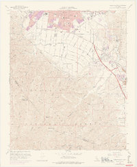 preview thumbnail of historical topo map of Riverside County, CA in 1967