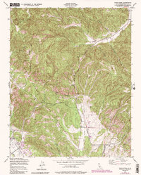 Download a high-resolution, GPS-compatible USGS topo map for Cosio Knob, CA (1984 edition)
