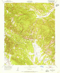 Download a high-resolution, GPS-compatible USGS topo map for Cosio Knob, CA (1956 edition)