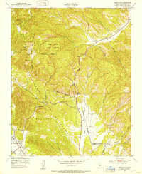 Download a high-resolution, GPS-compatible USGS topo map for Cosio Knob, CA (1953 edition)
