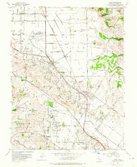 Download a high-resolution, GPS-compatible USGS topo map for Cotati, CA (1965 edition)