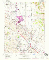 Download a high-resolution, GPS-compatible USGS topo map for Cotati, CA (1969 edition)