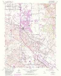 Download a high-resolution, GPS-compatible USGS topo map for Cotati, CA (1984 edition)