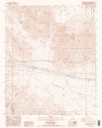 Download a high-resolution, GPS-compatible USGS topo map for Cottonwood Basin, CA (1995 edition)