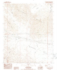 Download a high-resolution, GPS-compatible USGS topo map for Cottonwood Basin, CA (1988 edition)