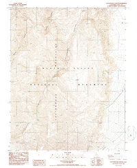 Download a high-resolution, GPS-compatible USGS topo map for Cottonwood Canyon, CA (1987 edition)