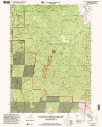 Download a high-resolution, GPS-compatible USGS topo map for Cottonwood Peak, CA (2004 edition)