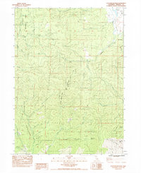 Download a high-resolution, GPS-compatible USGS topo map for Cottonwood Peak, CA (1984 edition)