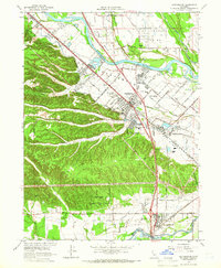 Download a high-resolution, GPS-compatible USGS topo map for Cottonwood, CA (1966 edition)