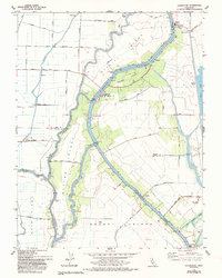 Download a high-resolution, GPS-compatible USGS topo map for Courtland, CA (1993 edition)
