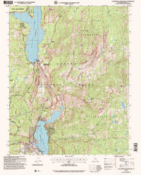 Download a high-resolution, GPS-compatible USGS topo map for Courtright Reservoir, CA (2007 edition)