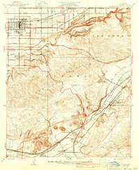 Download a high-resolution, GPS-compatible USGS topo map for Covina, CA (1939 edition)