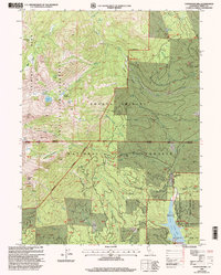 Download a high-resolution, GPS-compatible USGS topo map for Covington Mill, CA (2003 edition)
