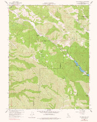 Download a high-resolution, GPS-compatible USGS topo map for Cow Mountain, CA (1977 edition)