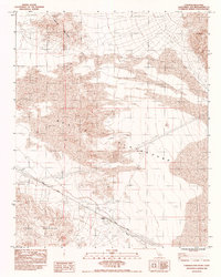 Download a high-resolution, GPS-compatible USGS topo map for Cowhole Mountain, CA (1985 edition)