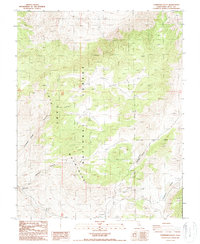 Download a high-resolution, GPS-compatible USGS topo map for Cowhorn Valley, CA (1987 edition)