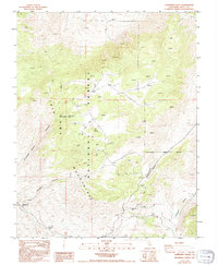 Download a high-resolution, GPS-compatible USGS topo map for Cowhorn Valley, CA (1994 edition)