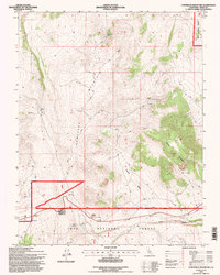 Download a high-resolution, GPS-compatible USGS topo map for Cowtrack Mountain, CA (1997 edition)