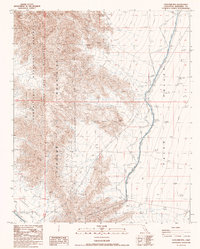 Download a high-resolution, GPS-compatible USGS topo map for Coxcomb Mts, CA (1987 edition)