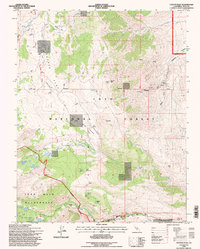 Download a high-resolution, GPS-compatible USGS topo map for Coyote Flat, CA (1997 edition)