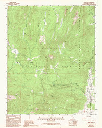 Download a high-resolution, GPS-compatible USGS topo map for Crag Peak, CA (1994 edition)