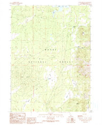 Download a high-resolution, GPS-compatible USGS topo map for Crank Mountain, CA (1990 edition)